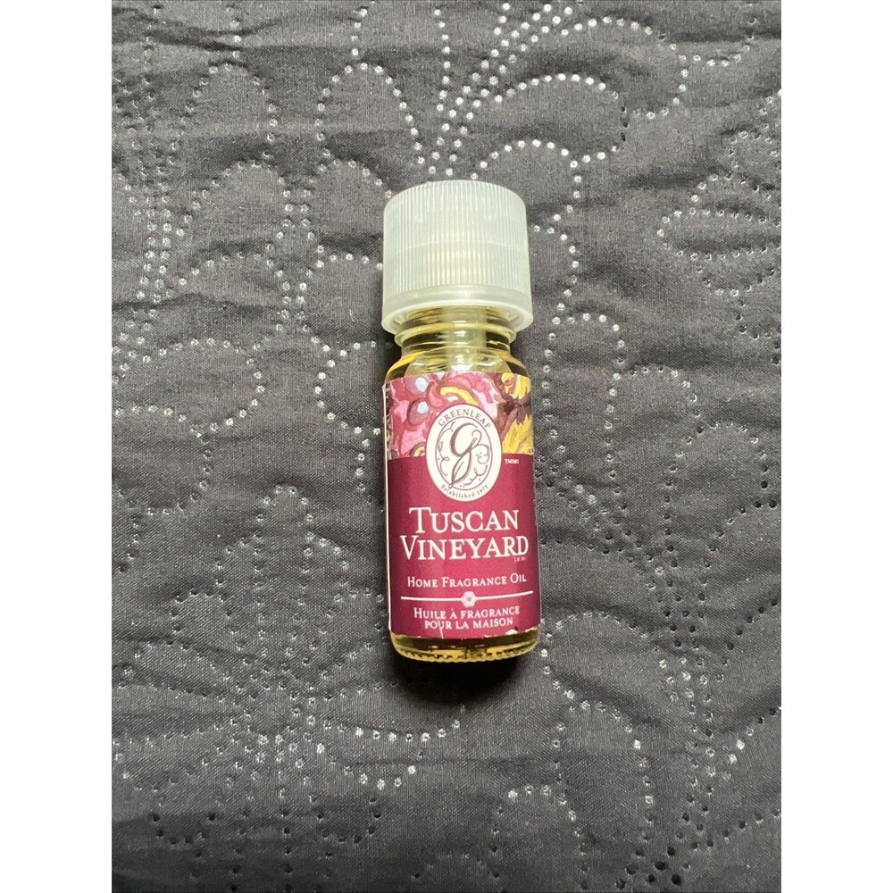 Greenleaf Home Fragrance Oil Tuscany Vineyard Potpourri Warmer Diffuser NEW Chic
